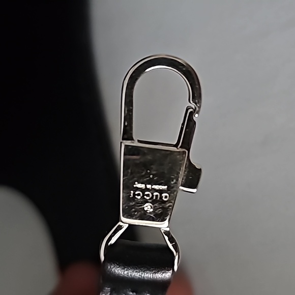 GUCCI large black Guccissima leather Punch tote bag - Picture 9 of 9